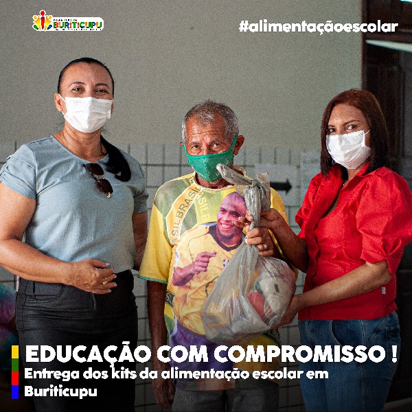 Secretaira Municipal de Educação inicia entrega dos kits da alimentação escolar