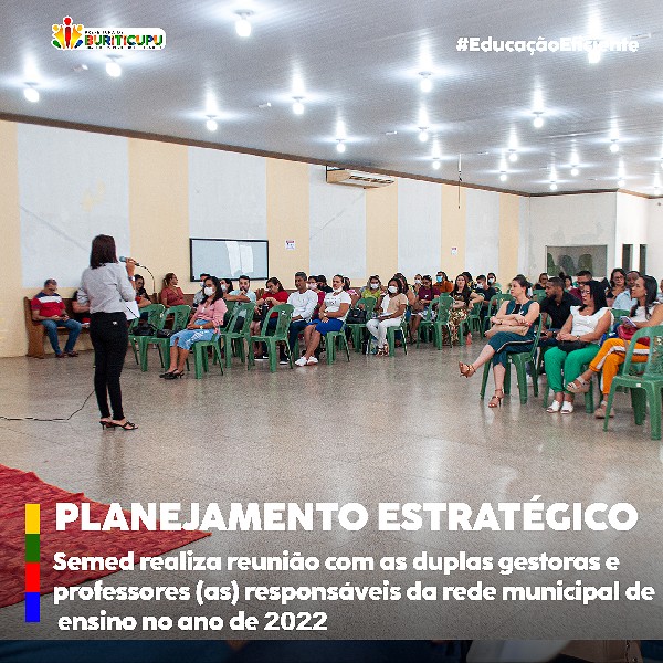 I Reunião com as Duplas Gestoras e Professores (as) Responsáveis da Rede Municipal de Ensino