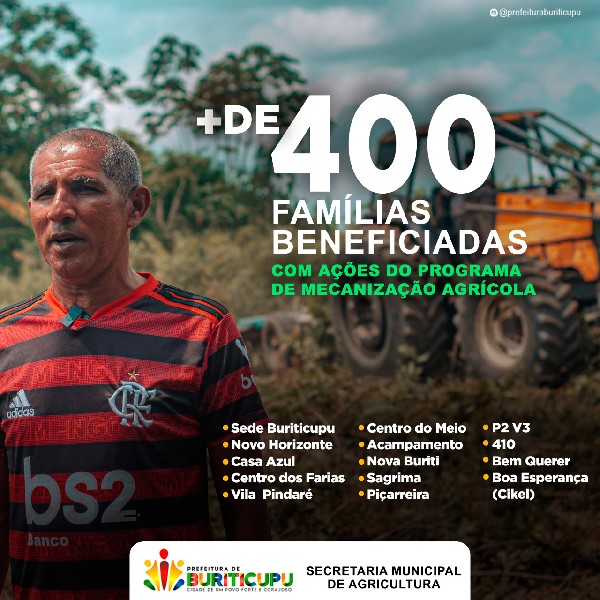 Apoio a agricultura familiar de Buriticupu