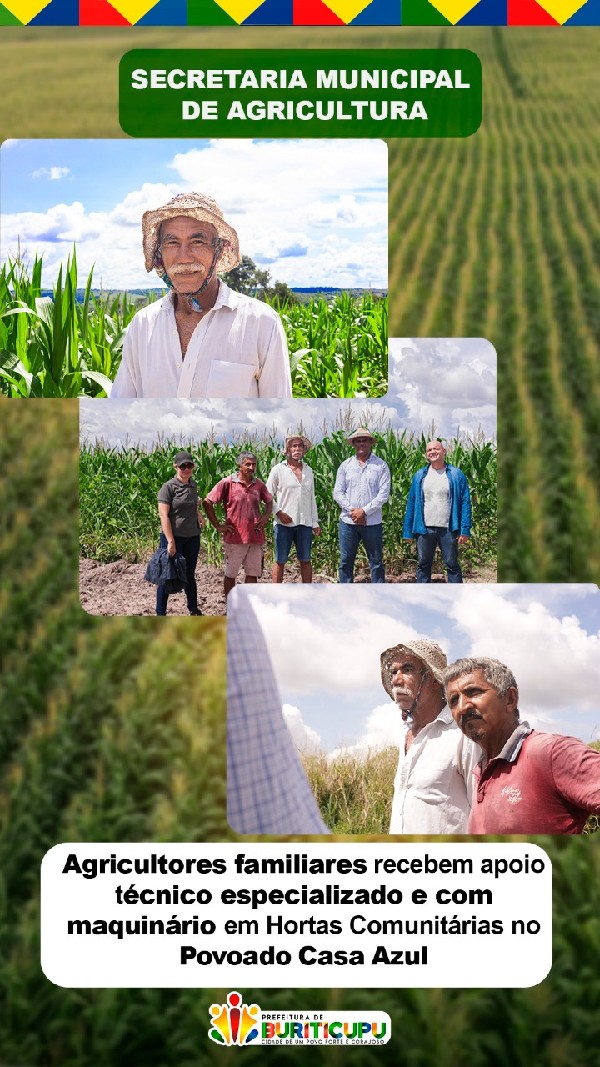 Fortalecendo a Agricultura Familiar: Horta Comunitária Povoado Casa Azul