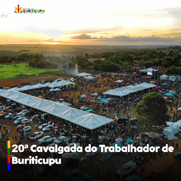 Com apoio cultural da Prefeitura, XX Cavalgada do Trabalhador é realizda em Buriticupu