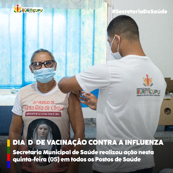 Realizado nesta quinta-feira (05), o Dia D de Vacinação contra a Influenza