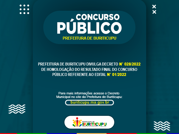 Concurso Público: Prefeitura publica decreto de homologação do resultado final de provas e títulos